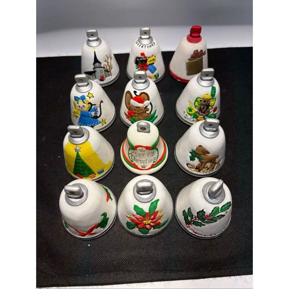 Finished and unfinished bell ornaments